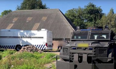 Hollanda'da kokain laboratuvarına baskın: 1'i Türkiyeli 17 kişi gözaltında