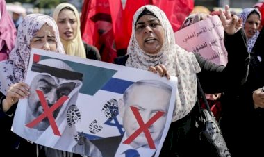 Almanya'da BAE-İsrail protestosu