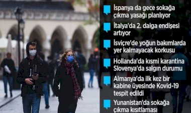 Avrupa ülkelerinde Kovid-19 tedbirleri geri geliyor