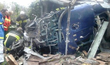 Fransa'da bir helikopter düştü: 5 ölü