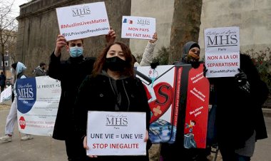 Fransa'da 'İslamofobi' ve 'ayrılıkçı' yasa tasarısı protesto edildi
