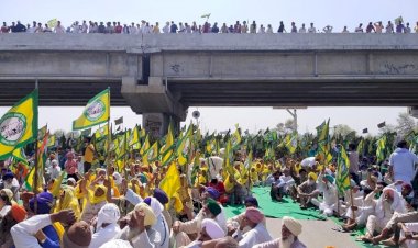 Hindistan'da çiftçiler protestolarının 100. gününde Yeni Delhi'deki otoyolu trafiğe kapattı