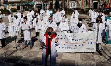 Madrid'de ilk hasta kabul doktorları 'süresiz greve' başladı