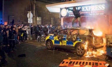 İngiltere'de sokaklar yangın yerine döndü