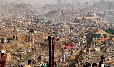 Arakanlı Müslümanların kaldığı kapmtaki yangında ağır bilanço: 15 ölü, 400 kayıp