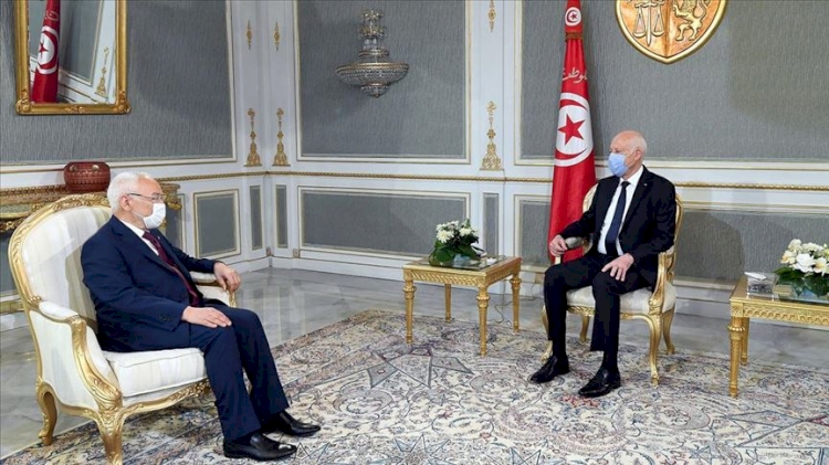 Tunus Cumhurbaşkanı Said, Gannuşi ile kurulacak yeni hükümeti görüştü