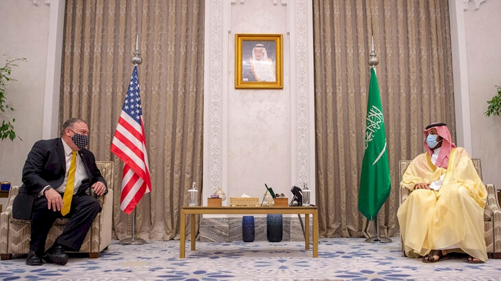 Suudi Arabistan Veliaht Prensi Selman, Pompeo ile görüştü