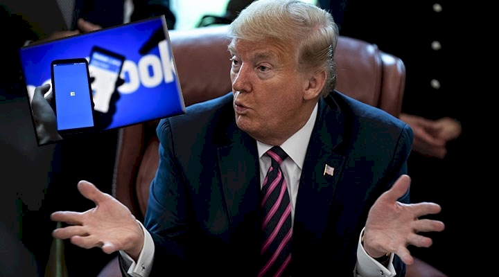 Facebook, Trump'ın röportajını engelledi