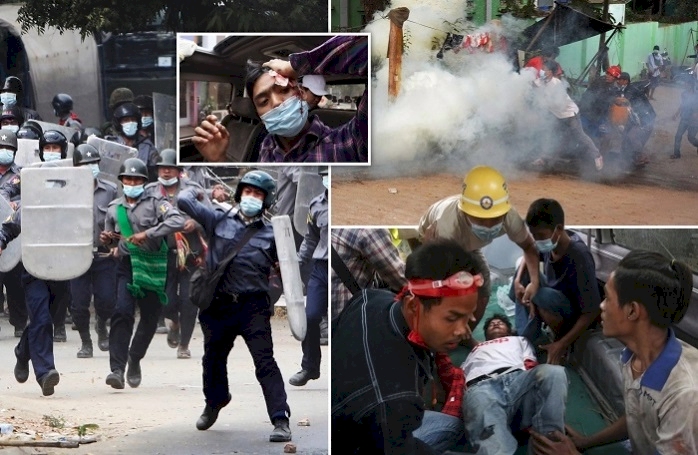 Myanmar'da ordunun darbe karşıtlarına müdahalesi sonucu ölenlerin sayısı 880'e yükseldi