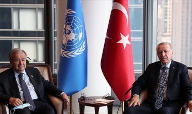 Cumhurbaşkanı Erdoğan, BM Genel Sekreteri Guterres'i kabul etti