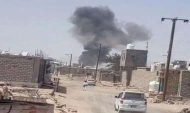 Yemen'in Zemar kentinde bir mahalleye balistik füze düştü