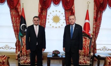 Cumhurbaşkanı Erdoğan Libya Başbakanı Dibeybe'yi kabul etti