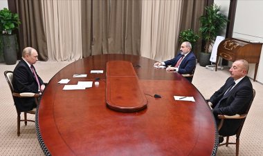 Putin, Aliyev ve Paşinyan, Soçi’de bir araya geldi