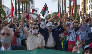 Fas'ta 36 şehirde işgalciyle işbirliğini protesto gösterileri düzenlendi