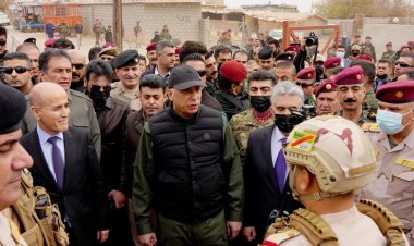 Irak Başbakanı Kazımi ve üst düzey komutanlar Mahmur'da