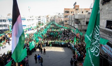 Hamas’ın kuruluş yıldönümü Gazze’de yürüyüşlerle kutlanıyor