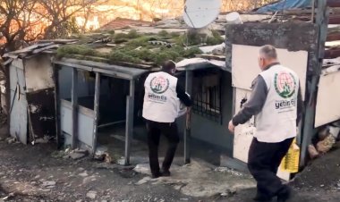 Avrupa Yetim Eli yüzlerce aileye gıda yardımında bulundu