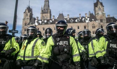 Kanada polisi göstericilere karşı kimyasal madde kullandı