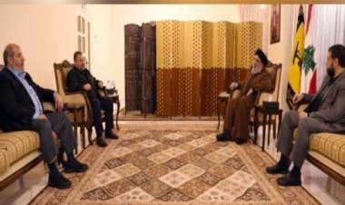 Hamas'tan bir heyet Hizbullah lideri Hasan Nasrallah ile bir araya geldi