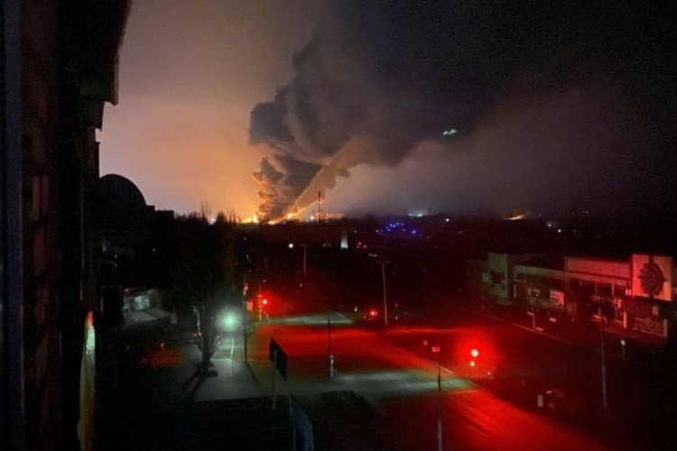 Ukrayna'nın başkenti gece boyunca çatışmalara sahne oldu