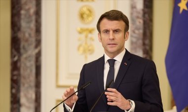 Macron: Rusya'ya yönelik yaptırımlar 'savaşmadan savaşı durdurmak' anlamı taşıyor