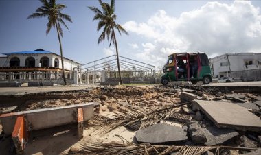 Mozambik'teki Gombe Kasırgası nedeniyle 300 bin aile elektriksiz kaldı