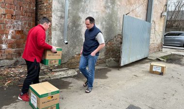 Avrupa Yetim Eli'nden Ukraynalı savaş mağdurlarına insani yardım