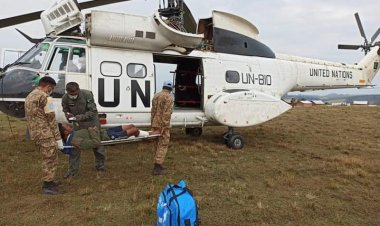 BM: Kongo Demokratik Cumhuriyeti'nde BM barış gücü askerlerini taşıyan helikopter düştü