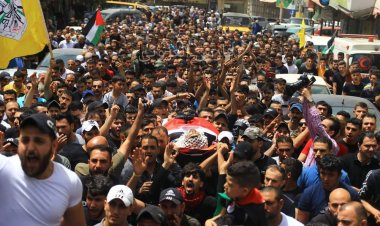 İşgal güçlerinin şehid ettiği Yahya Udvan Batı Şeria'da son yolculuğuna uğurlandı