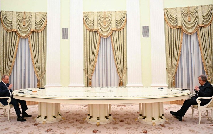 Putin ile görüşen Guterres, yarın Ukrayna'ya gidiyor