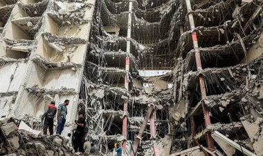 İran’da çöken binada hayatını kaybedenler için yas ilan edildi