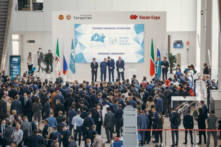 Rusya Helal Expo sergisi 10 bin metrekarelik alanda gerçekleştiriliyor