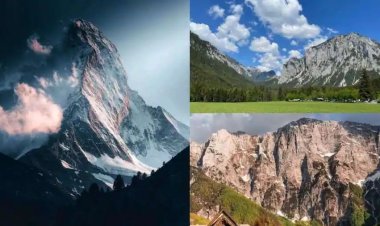 Küresel ısınma nedeniyle Alpler'in karla kaplı görüntüsü yeşile döndü