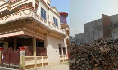 Siyonist işgalciyle yarışıyor! Hindu teröristler Müslümanların evini yıkmaya başladı