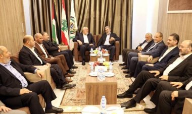 Hamas heyeti Beyrut'ta İslami Cihad Hareketi lideri Ziyad En-Nehhale ile görüştü