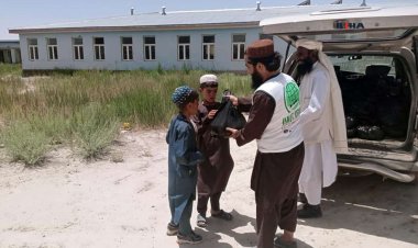Hayır kuruluşları Afganistan'da 45 bin aileye kurban eti dağıttı