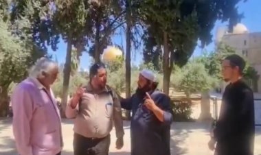 Filistin davasının destekçisi Arjantili Şair Herman, Mescid-i Aksa'da Şehadet getirdi