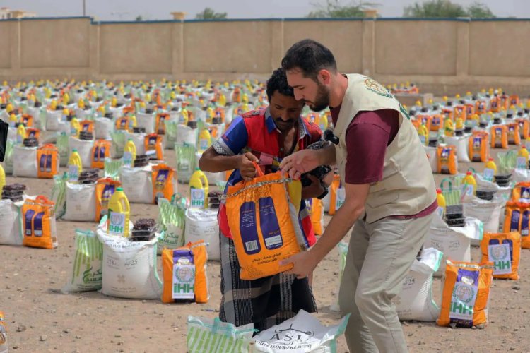 Türkiye'den Yemen halkına insani yardım