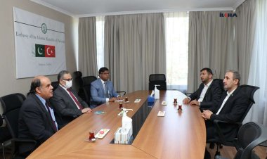 HÜDA PAR'dan Pakistan Büyükelçiliğine ziyaret