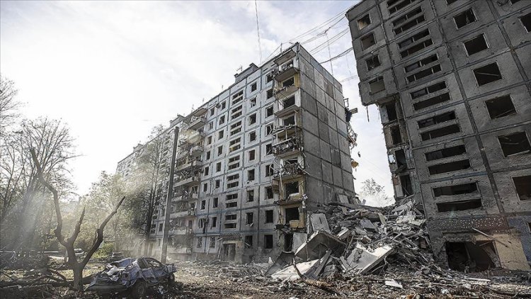 Ukrayna'nın Kiev, Zaporijya ile Harkiv bölgeleri Rus güçlerince vuruldu