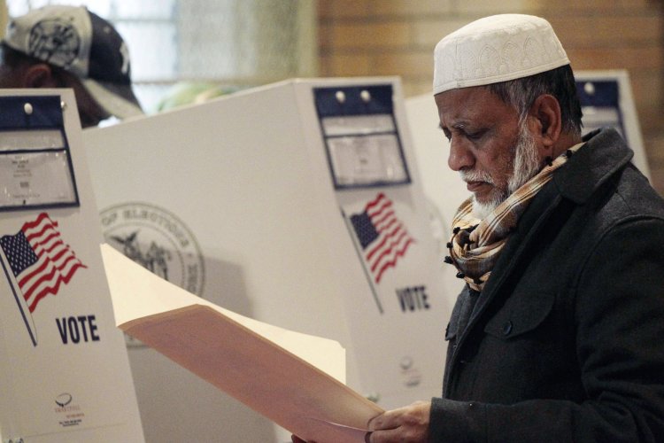 ABD ara seçimlerine yoğun ilgi gösteren Müslümanların çoğu Demokratlara oy verdi