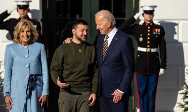 Ukrayna Devlet Başkanı Zelenskiy Beyaz Saray'da