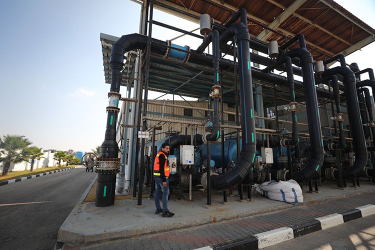 Gazze'de deniz suyunu arıtan tesisler Filistinlilerin can simidi oldu