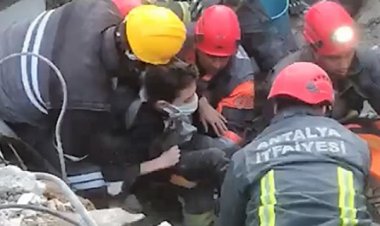 Kahramanmaraş'ta 14 yaşındaki çocuk depremin 86. saatinde kurtarıldı