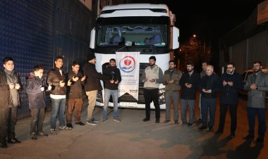 Umut Kervanı, Avrupa Yetim Eli, Yetimler Vakfı ve IHO EBRAR deprem bölgesinde: 2 tır çadır gönderdiler