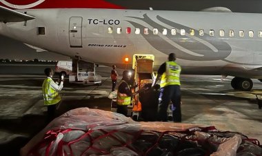 Gana'dan depremzedeler için 17 ton yardım malzemesi gönderildi