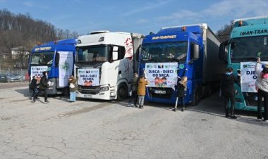Bosna Hersek'ten depremzede çocuklara oyuncak