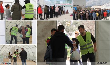 Umut Kervanı, Hatay'da yüzlerce depremzede aileye gıda yardımında bulundu