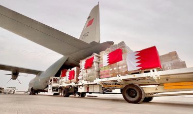 Bahreyn'den yardım taşıyan üçüncü uçak Türkiye'ye ulaştı