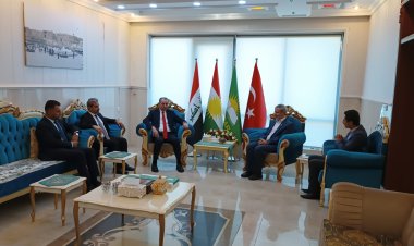 Irak Kürdistan Bölgesel Yönetimi Azınlıklar Bakanı Maruf, HÜDA PAR Erbil temsilciliğini ziyaret etti